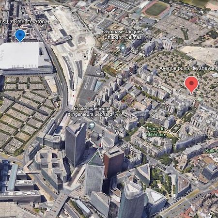 شقة Cozy Haven Near Paris La Defense Grande Arche كوربوفوا المظهر الخارجي الصورة